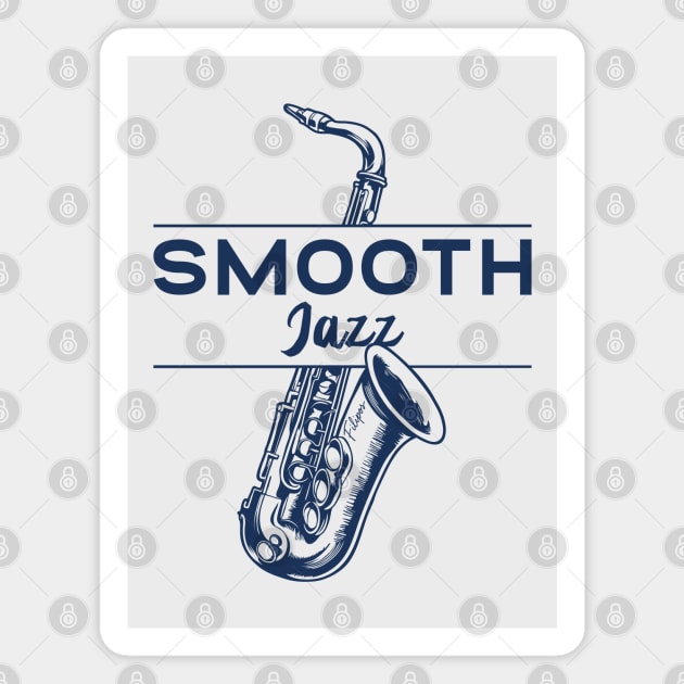 Smooth Jazz Flow. Sax Edition Magnet by filiposwear